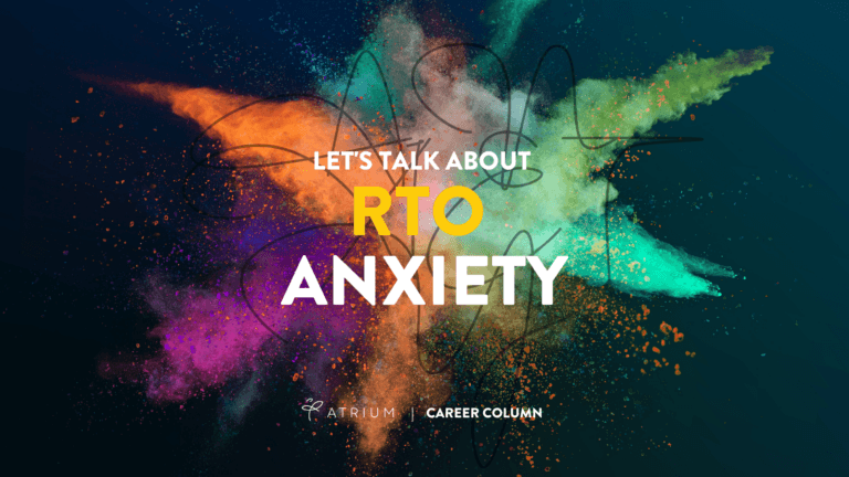 let's talk about rto anxiety. read the blog.